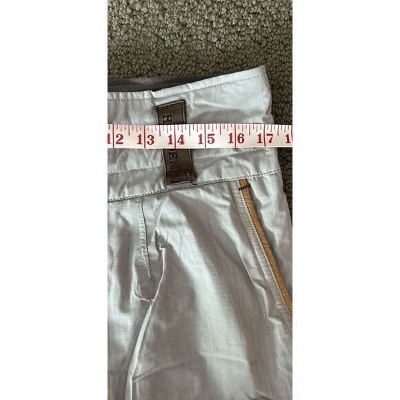 Holden Woman’s Ski Snowboard Pants Grey Leather Trim Medium - Picture 8 of 9